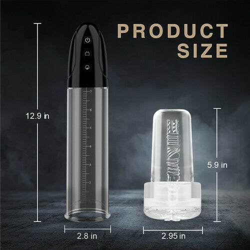 2 In 1 Vacuum Pump For Penis Stimulation And Enhancement Training