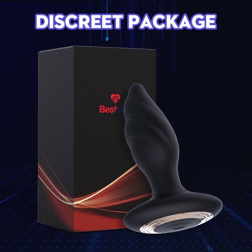 Plume Large Size 9 Vibration Anal Vibrator Butt Plug