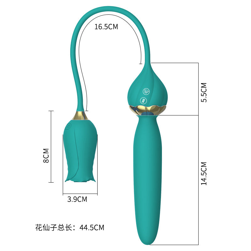 3 In 1 Rose Fairy Sucking Vibrator With A Bullet