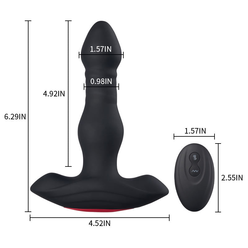 Crazy Vibrating Anal Plugs —— Lovelyhoneytoy