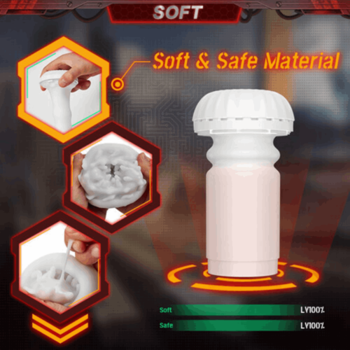 كوب الاستمناء Vibrbud 3 في 1 Thrusting Future Machina