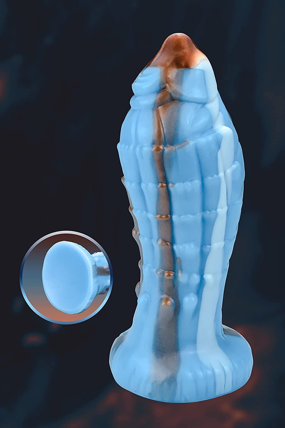 Fantasy Dildo Huge Dildo- Conch-Blue