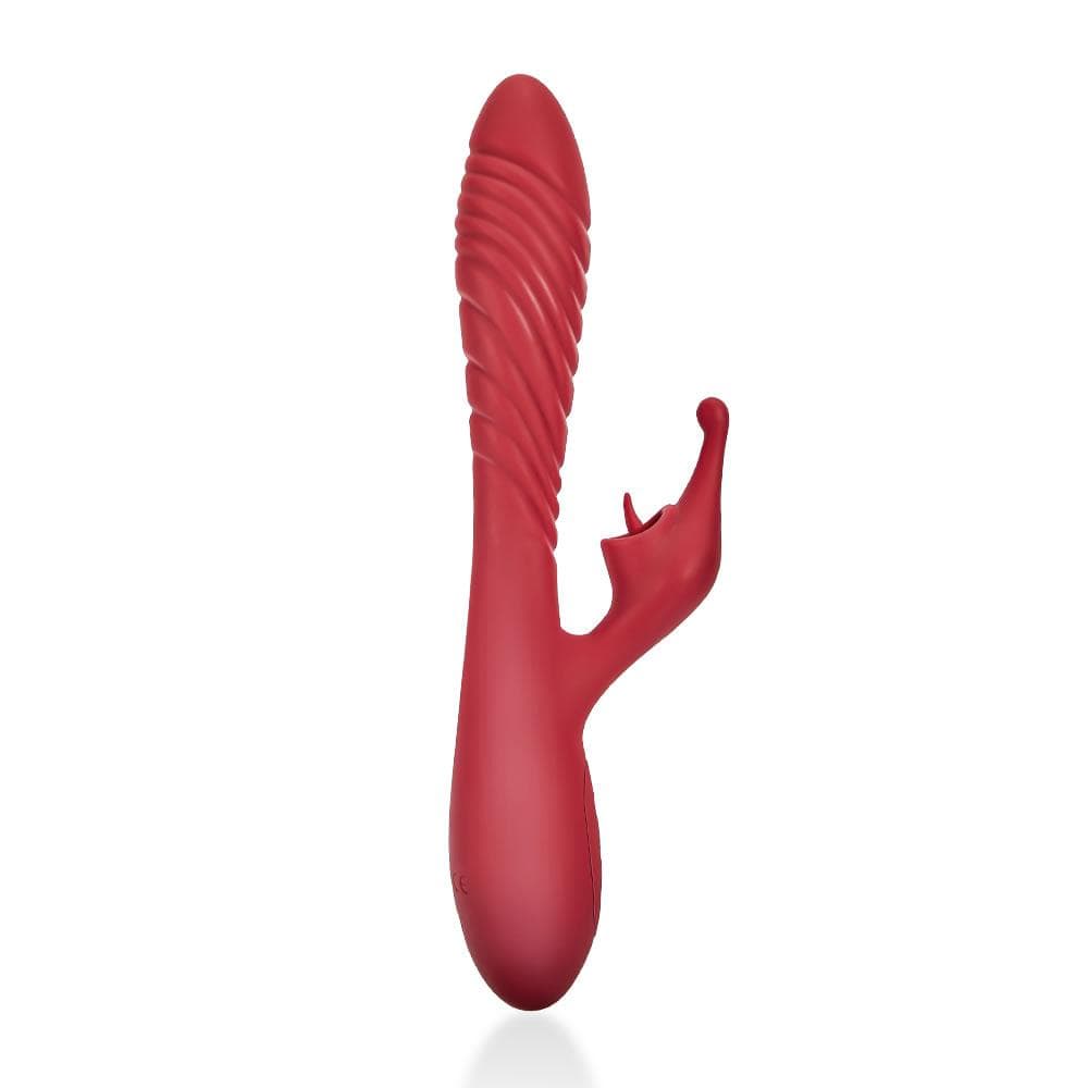 Acmejoy 2-Motor Mini-Mouth Branch Vibration Heating Vibrator