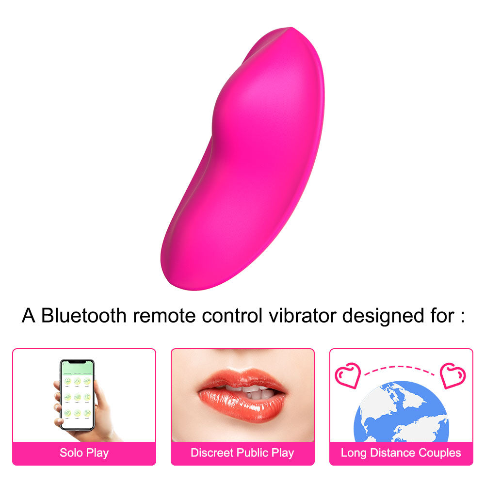 Silicone Remote Wearable Clitoral Vibrator