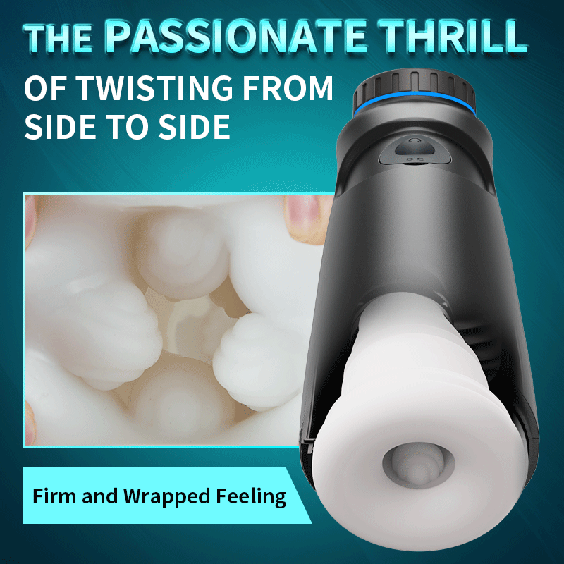 Yayo - Stepless Adjustable Speed Thrusting Twisting Black Male Masturbator