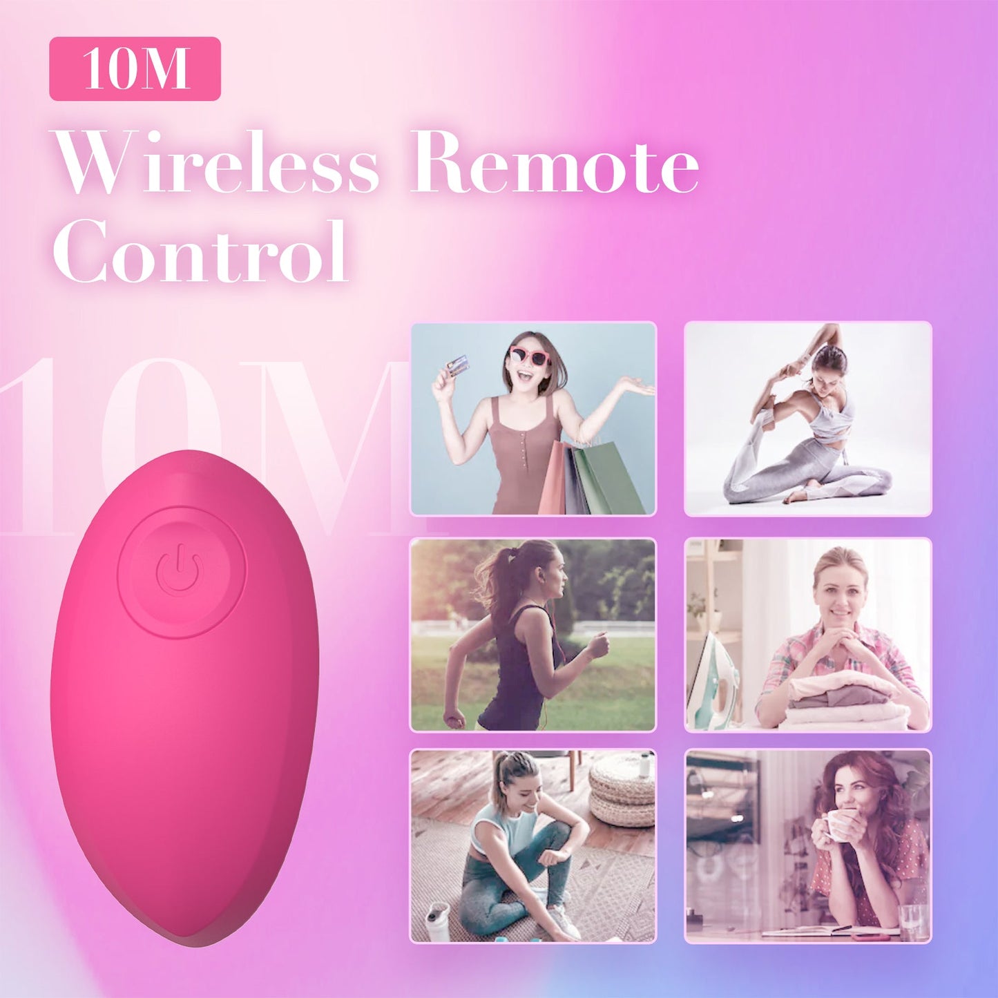Silky-Smooth Silicone Head Vibrating Egg with Remote Control