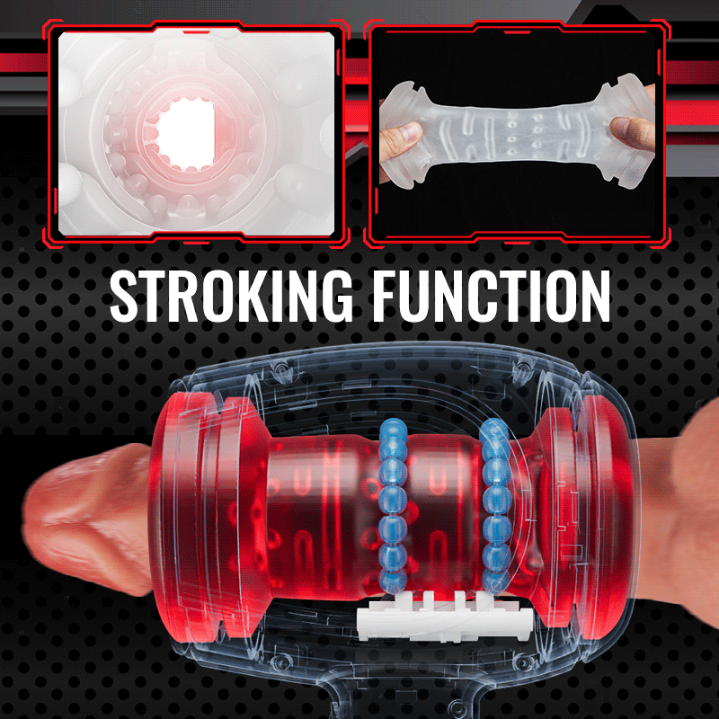 ACMEJOY Handheld Automatic 6 Frequency Thrusting Vibration Male Masturbator