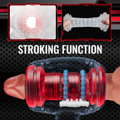 ACMEJOY Handheld Automatic 6 Frequency Thrusting Vibration Male Masturbator