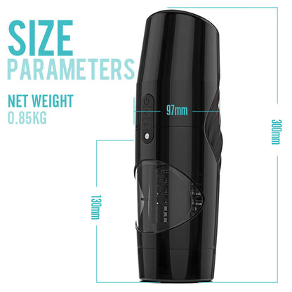 Ergonomic Rotating 8 Thrusting Male Masturbator