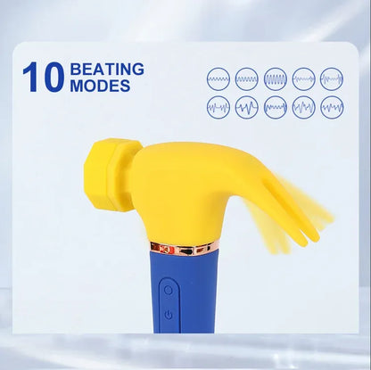 Vibrbud Love hammer - Vibrating Sucking Telescopic Hammer Vibrator