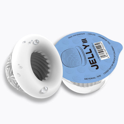 ACMEJOY Manual Erotic Jelly Masturbation Cup Disposable Stretch Male Transparent Masturbator 6 PCS