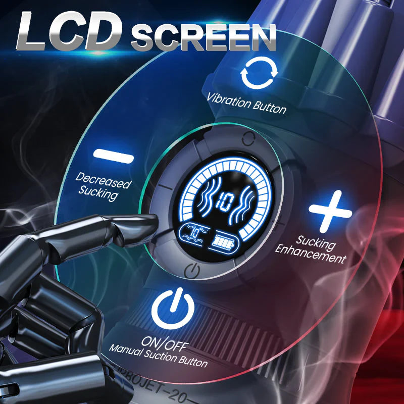 ليتن - 10 مص 10 اهتزاز مثير أنثوي أنثوي مع أنين وشاشة LCD