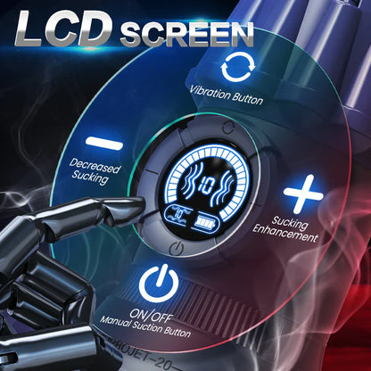 ليتن - 10 مص 10 اهتزاز مثير أنثوي أنثوي مع أنين وشاشة LCD