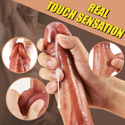 MASK Bloodshot 9 Vibrating 3 Thrusting Swinging Heating Lifelike Dildo 8.66 Inch