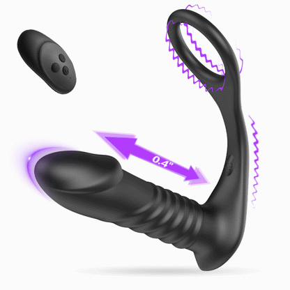 SALE Moore - 10 Thrilling Vibration 3 Thrusting Silicone Remote Contro