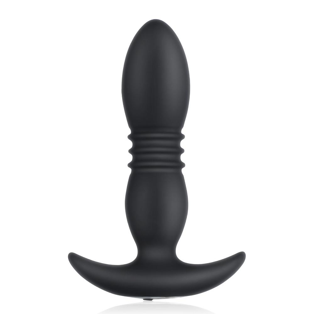 Butt Plug Filling Telescoping Vibrating with Remote Control