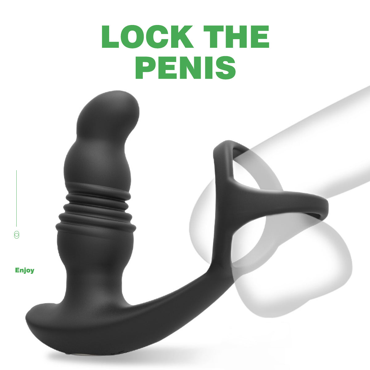 Telescopic double-ring lock fine hindquarters telescopic remote control wireless