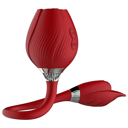 Rose Vibrator Double Use Sucking Vibrator