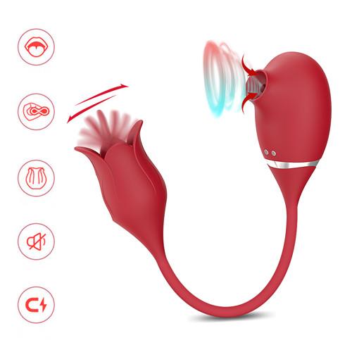 2in1 Rose Vibrator