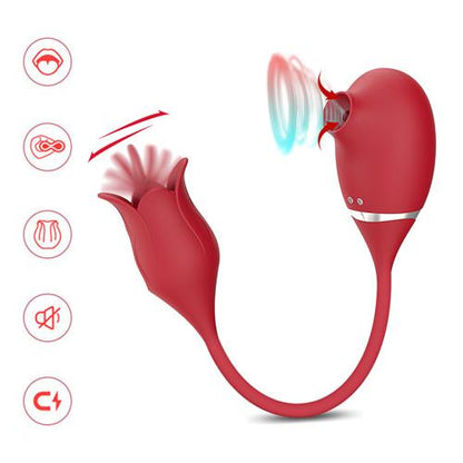 2in1 Rose Vibrator