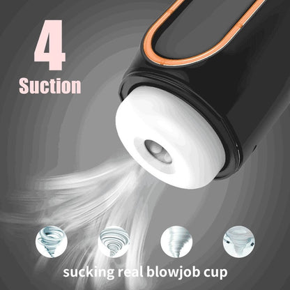 Vibrbud - Full Automatic Men's Masturbator Inverted Aircraft Cup Adult