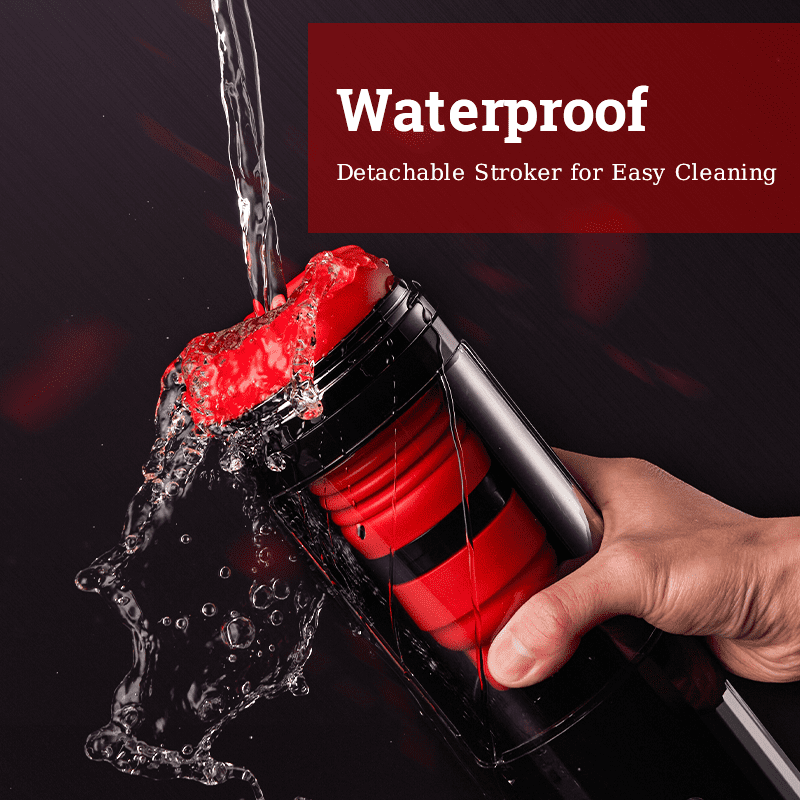 AcmeJoy 7 Thrusting 7 Vibrating Flame Rose Masturbation Cup