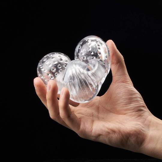 5.7-Inch Transprent 3 Chambers Male Masturbator