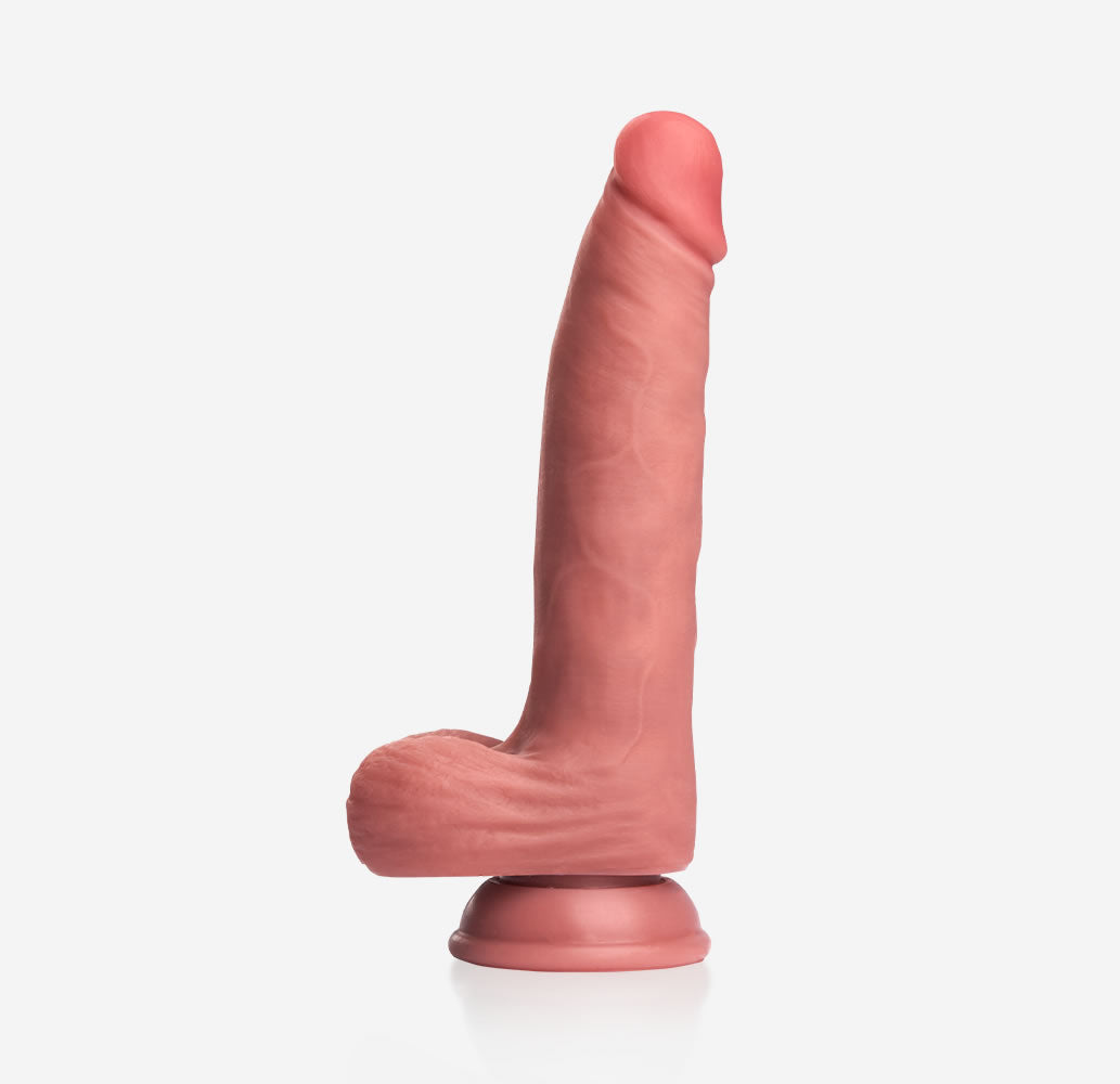 8.3-Inch Realistic Foreskin Female Masturbation Dildo