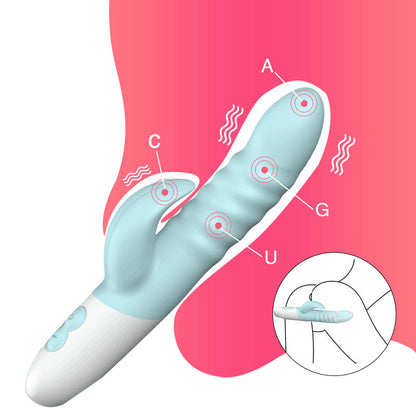 Double Head Vibrating Stick Female Sex Products Charging Vibrating Massage Stick G-point Masturbator Female Sex Products Wholesale