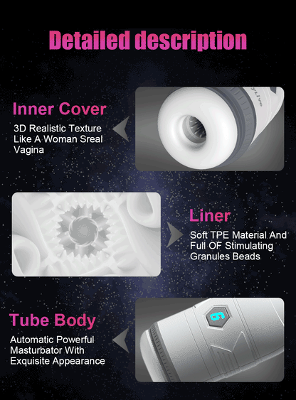 Vibrbud - Automatic Sucking Masturbation Cup Blowjob Masturbator Vibrating Oral Sex Toys For Men