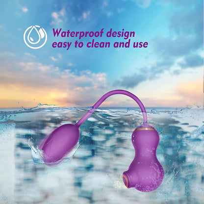 Dora G Spot Female And Clit Sucker 2 In 1 Vibrator Toy