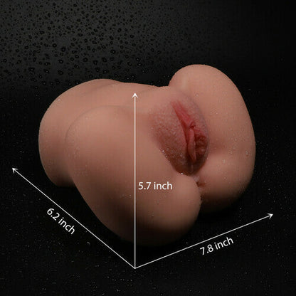 4.85lb Male Masturbator Sex Toy with 2 Holes