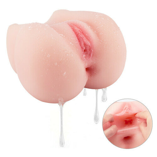 4.85lb Male Masturbator Sex Toy with 2 Holes