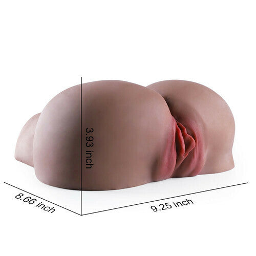 6Lb Mature Lady Dark Brown Realistic Masturbator