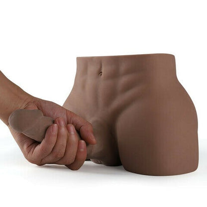 Hunky Unisex Male Realistic Butt with Bendable Penis Anal Entry