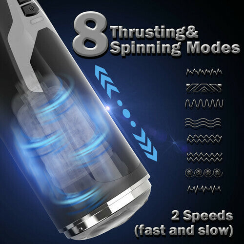 Warriors Series Thrusting Swirling Automatic Masturbator