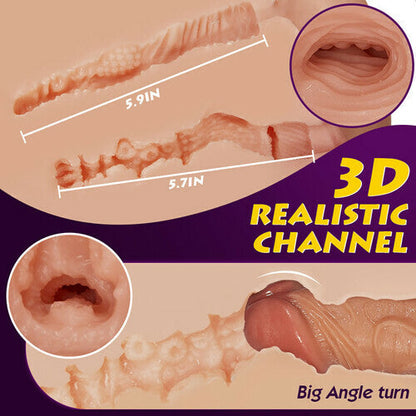17.3lb Tina Life-size Twin Tunnels Realistic Vagina and Ass 16.5lb