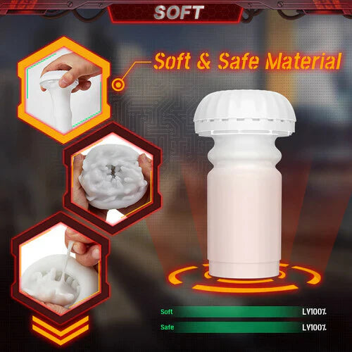 Roger One-click Orgasm with 4 Thrusting & Heating Future Machina Masturbator Cup