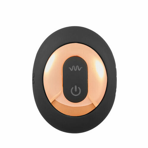 Acmejoy 8 Rotating & Vibrating Remote Control Anal Plug