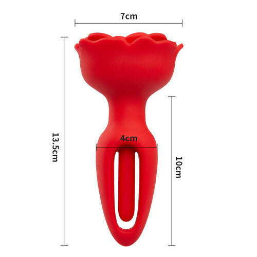 Acmejoy 10 Flapping & Vibrating Anal Vibrator with Rugosa Base