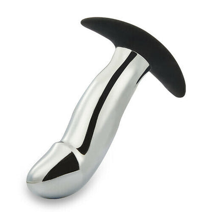 AcmeJoy 10 Vibrating Aluminum Chrome Alloy Anal Plug