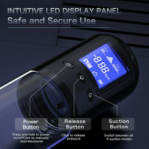 AcmeJoy 6 Vacuum Suction Electric Penis Pump