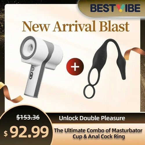 HGOD - Vibrating Remote Control Cock Ring with Anal Plug