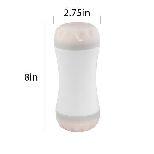 AcmeJoy Double Hole Manual Male Masturbation Cup