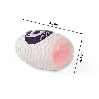 AcmeJoy Manual Ultra-Stretchy Male Masturbators Egg and Life-like Vagina Pocket Pussy 2 in 1