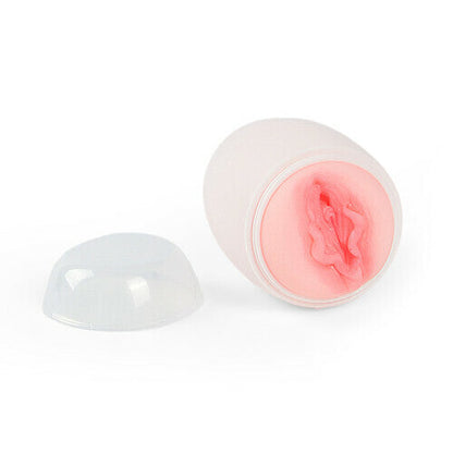 AcmeJoy Manual Ultra-Stretchy Male Masturbators Egg and Life-like Vagina Pocket Pussy 2 in 1