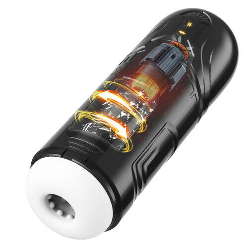 AcmeJoy 7 Thrusting Rotating 7 Vibrating Masturbation Cup with Suction Cup