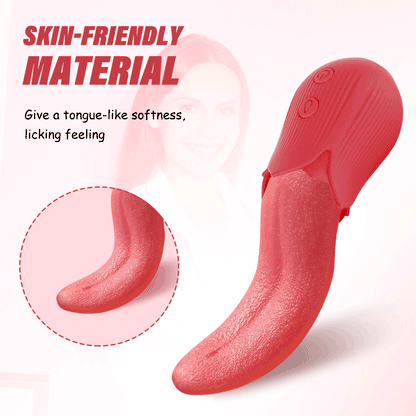 Upgraded Rose - 20 Frequency Tongue Licking Vibrator