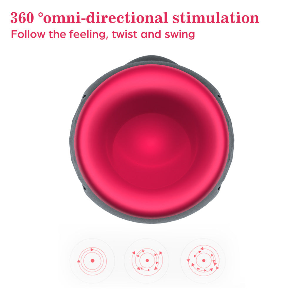 Heated Oral Sex Aircraft Cup Penis Exerciser Allows Men's Masturbation