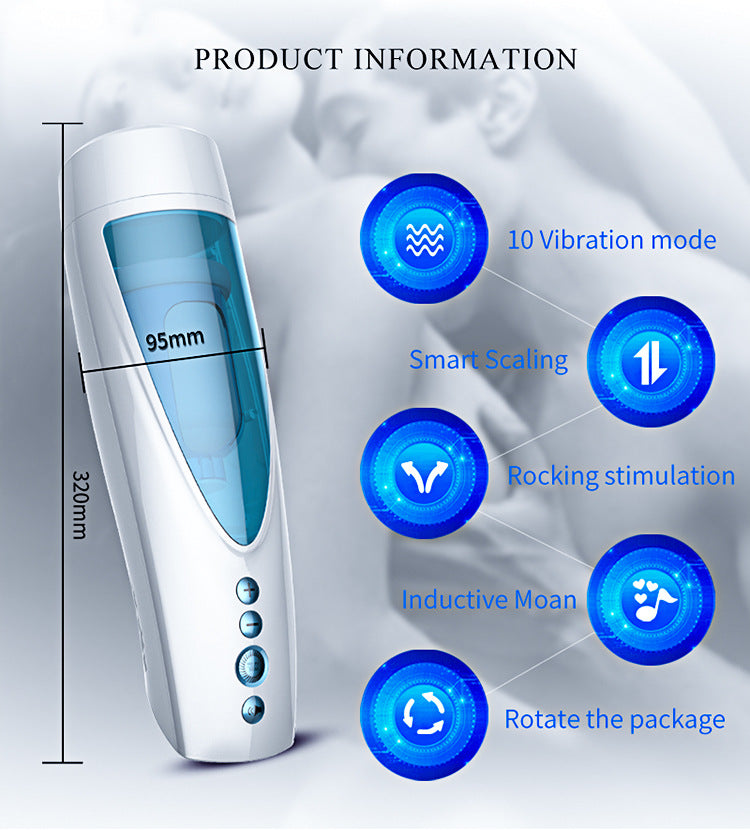 Hands Free Masterbrators For Men, Handsfree Modes Sucking Usb Recharge